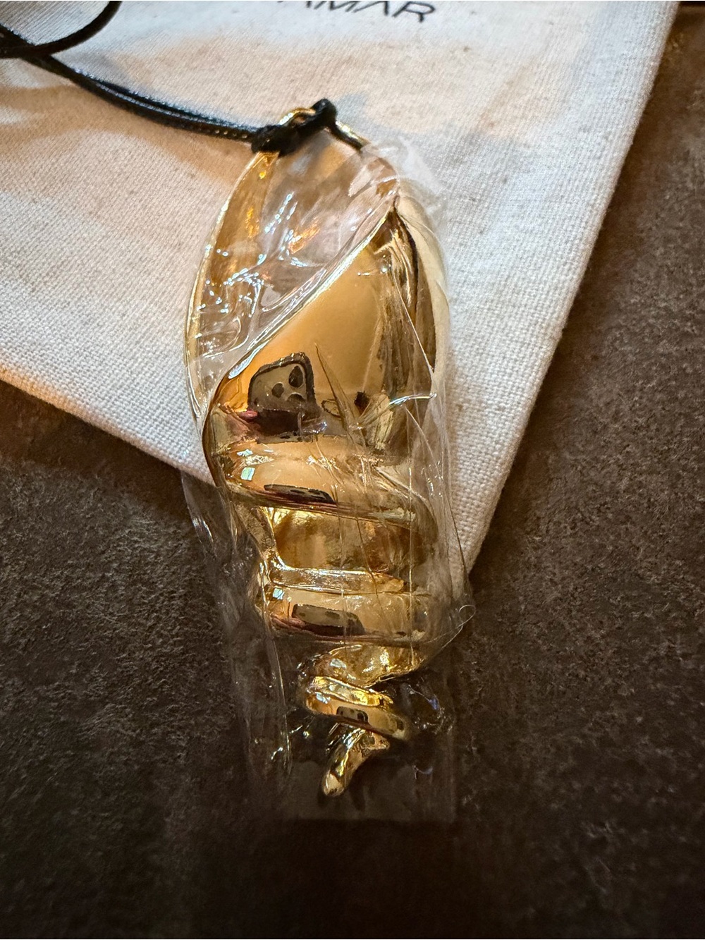 Gold Spiral Shell Pendant Necklace - Women Jewelry